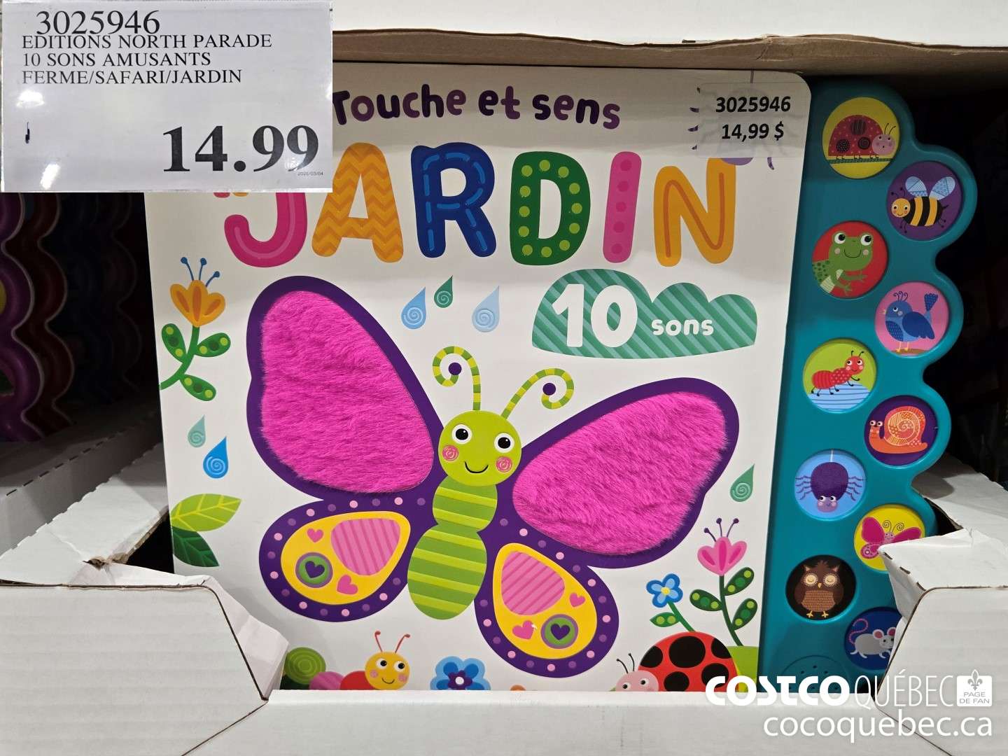 3025946 EDITIONS NORTH PARADE 10 SONS AMUSANTS FERME/SAFARI/JARDIN  $14.99