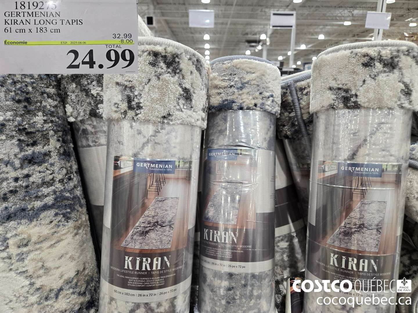 1819275 GERTMENIAN KIRAN LONG TAPIS  ($8.00 INSTANT SAVINGS EXPIRES ON 2025-04-06) $24.99