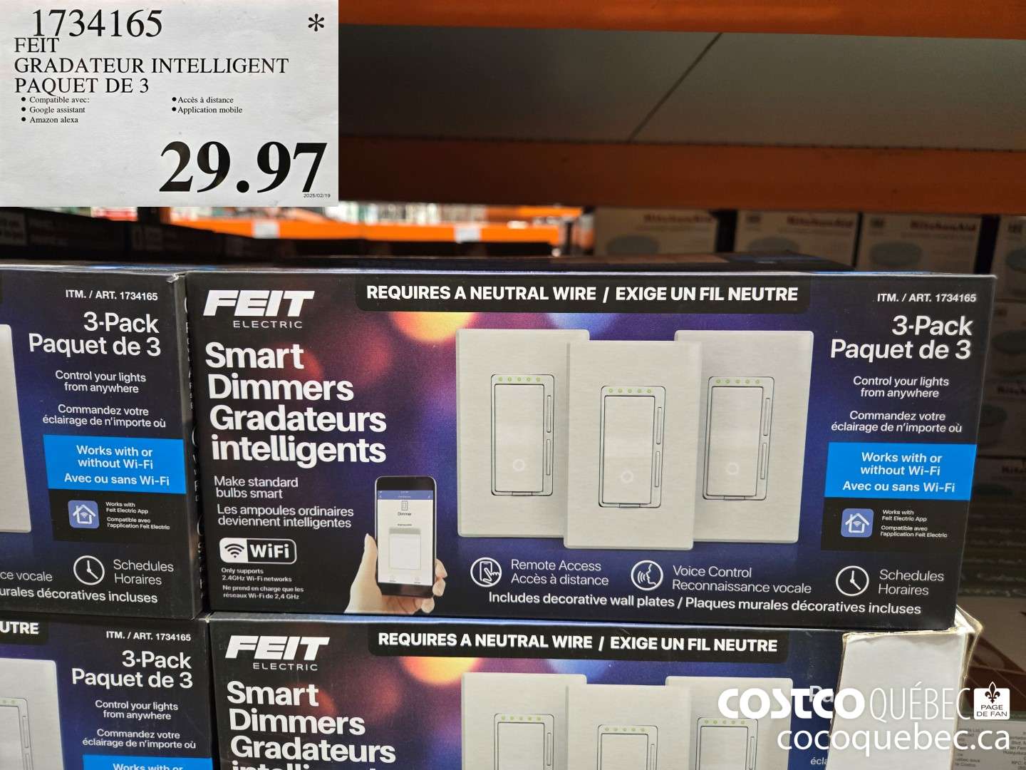 1734165 GRADATEUR INTELLIGENT PAQUET DE 3  $29.97