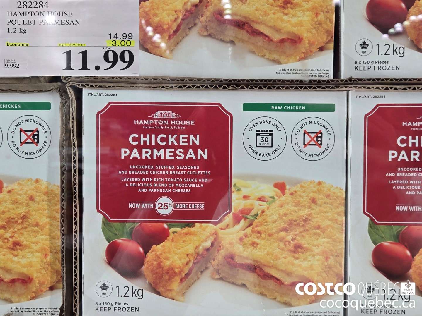 282284 HAMPTON HOUSE POULET PARMESAN  ($3.00 INSTANT SAVINGS EXPIRES ON 2025-03-02) $11.99