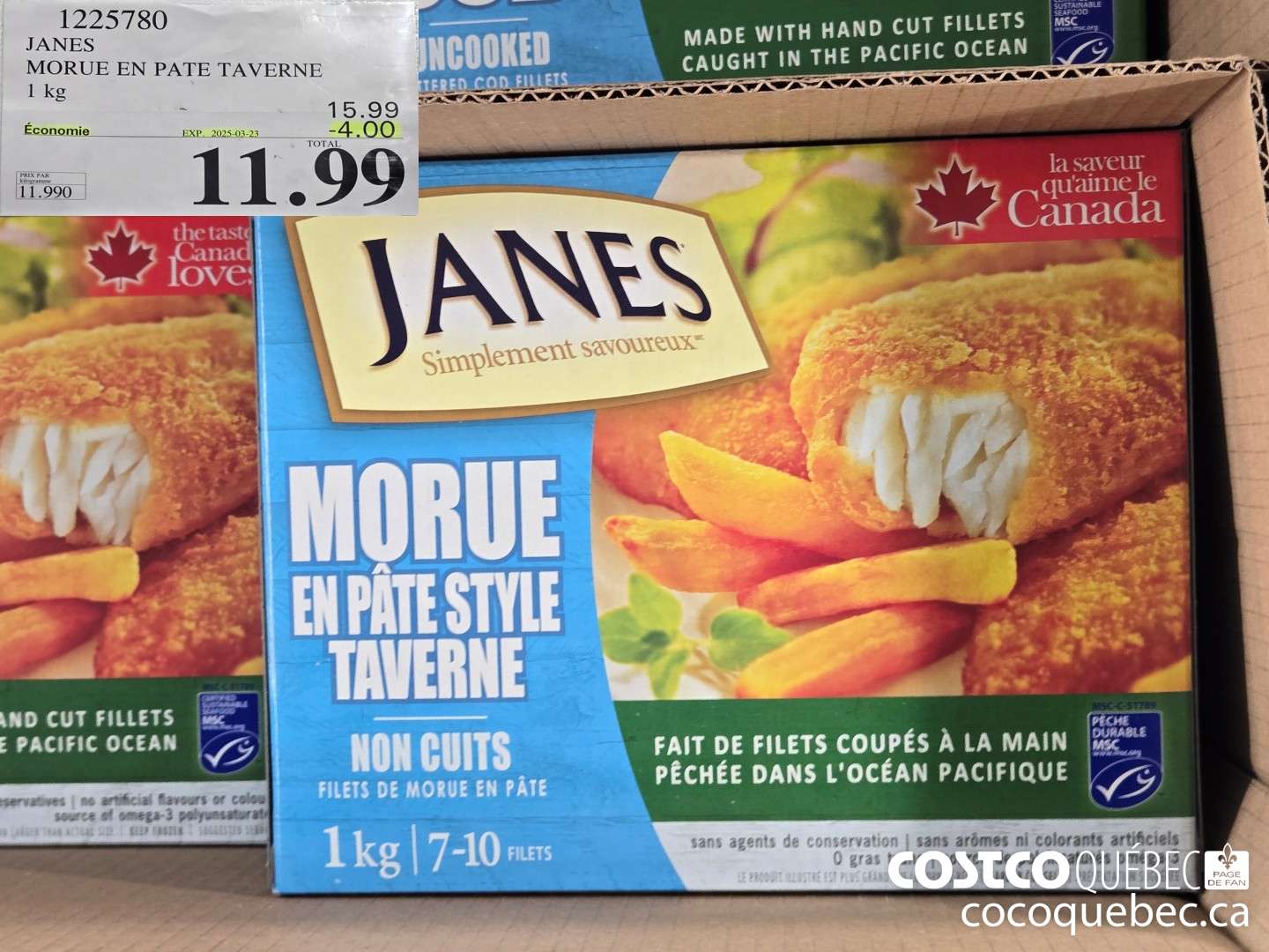1225780 JANES MORUE EN PATE TAVERNE 1 kg  ($4.00 INSTANT SAVINGS EXPIRES ON 2025-03-23) $11.99