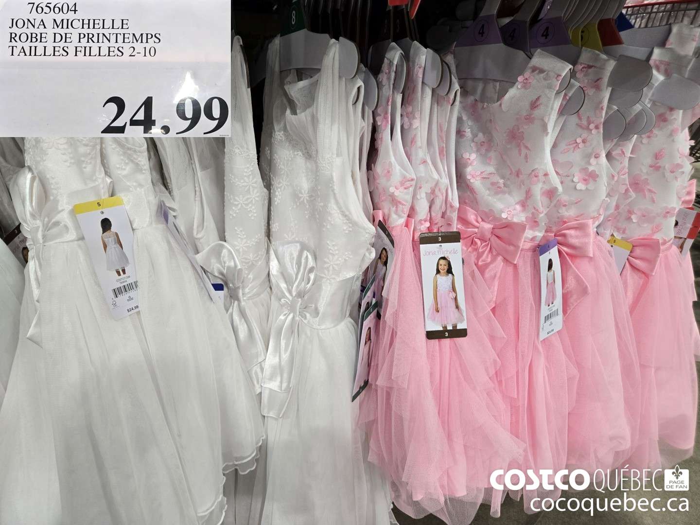 765604 JONA MICHELLE ROBE DE PRINTEMPS TAILLES FILLES 2-10  $24.99