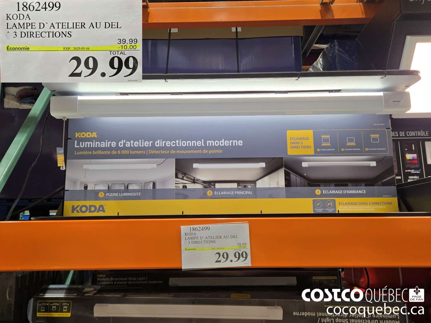 1862499 KODA LAMPE D* ATELIER AU DEL * 3 DIRECTIONS  ($10.00 INSTANT SAVINGS EXPIRES ON 2025-03-16) $29.99