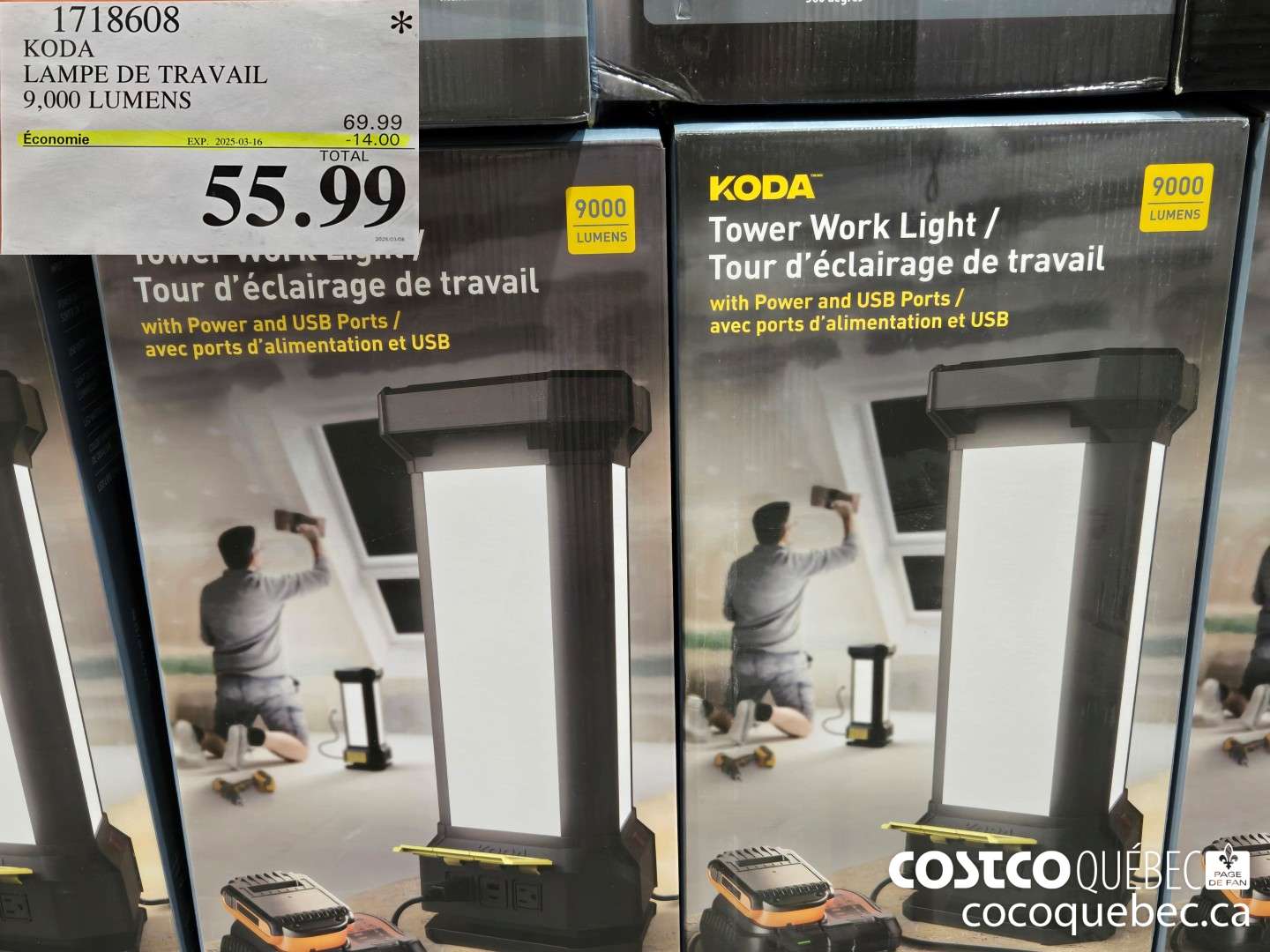 1718608 LAMPE DE TRAVAIL  ($14.00 INSTANT SAVINGS EXPIRES ON 2025-03-16) $55.99