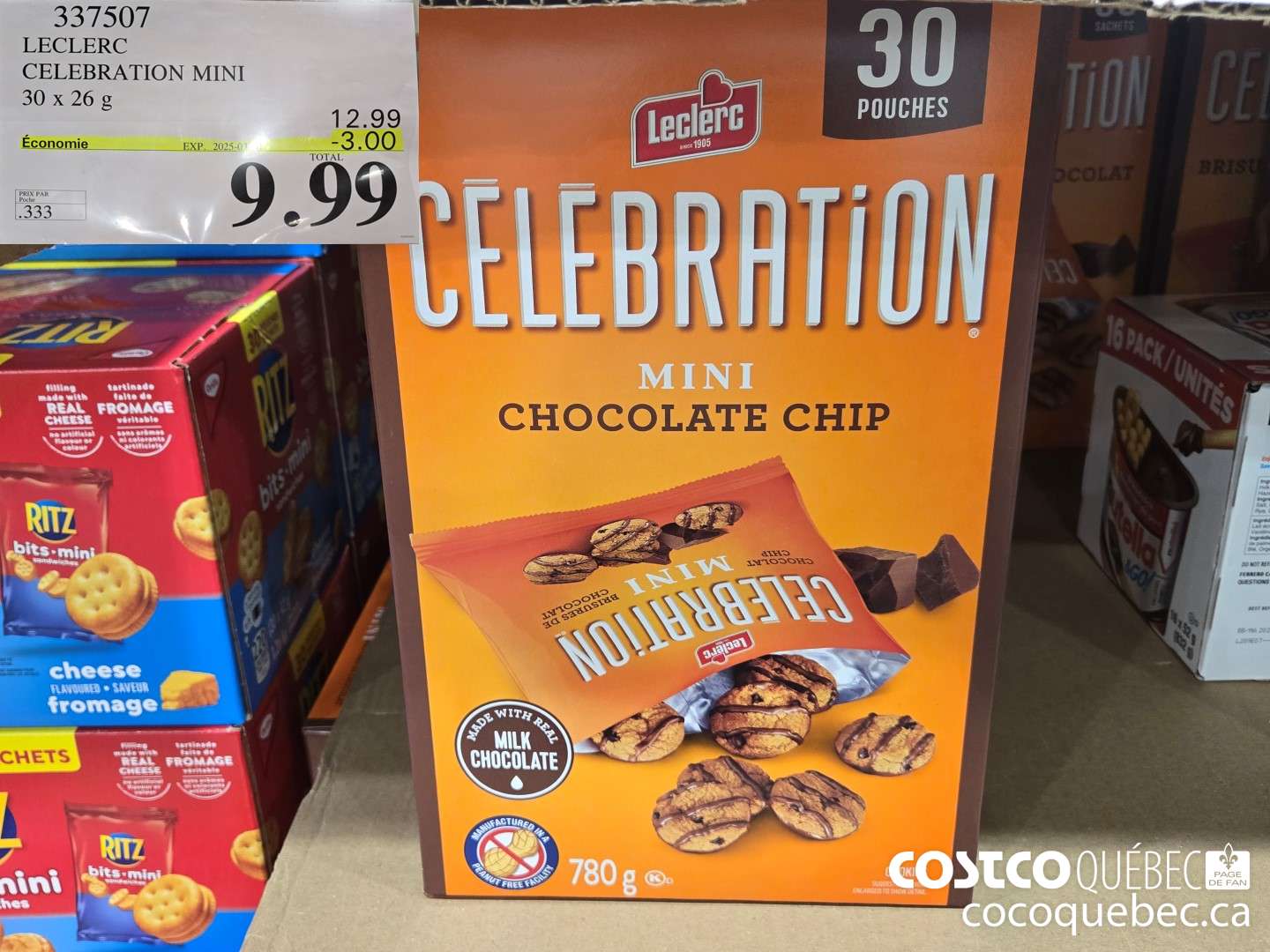 337507 LECLERC CELEBRATION MINI 30 x 26g  2025-01-19 ($3.00 INSTANT SAVINGS EXPIRES ON 2025-03-09) $9.99