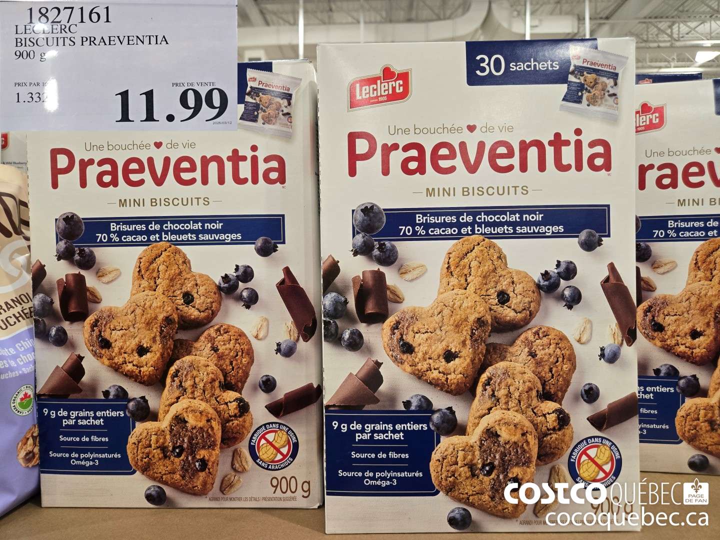 1827161 LECiAERC BISCUITS PRAEVENTIA  $11.99