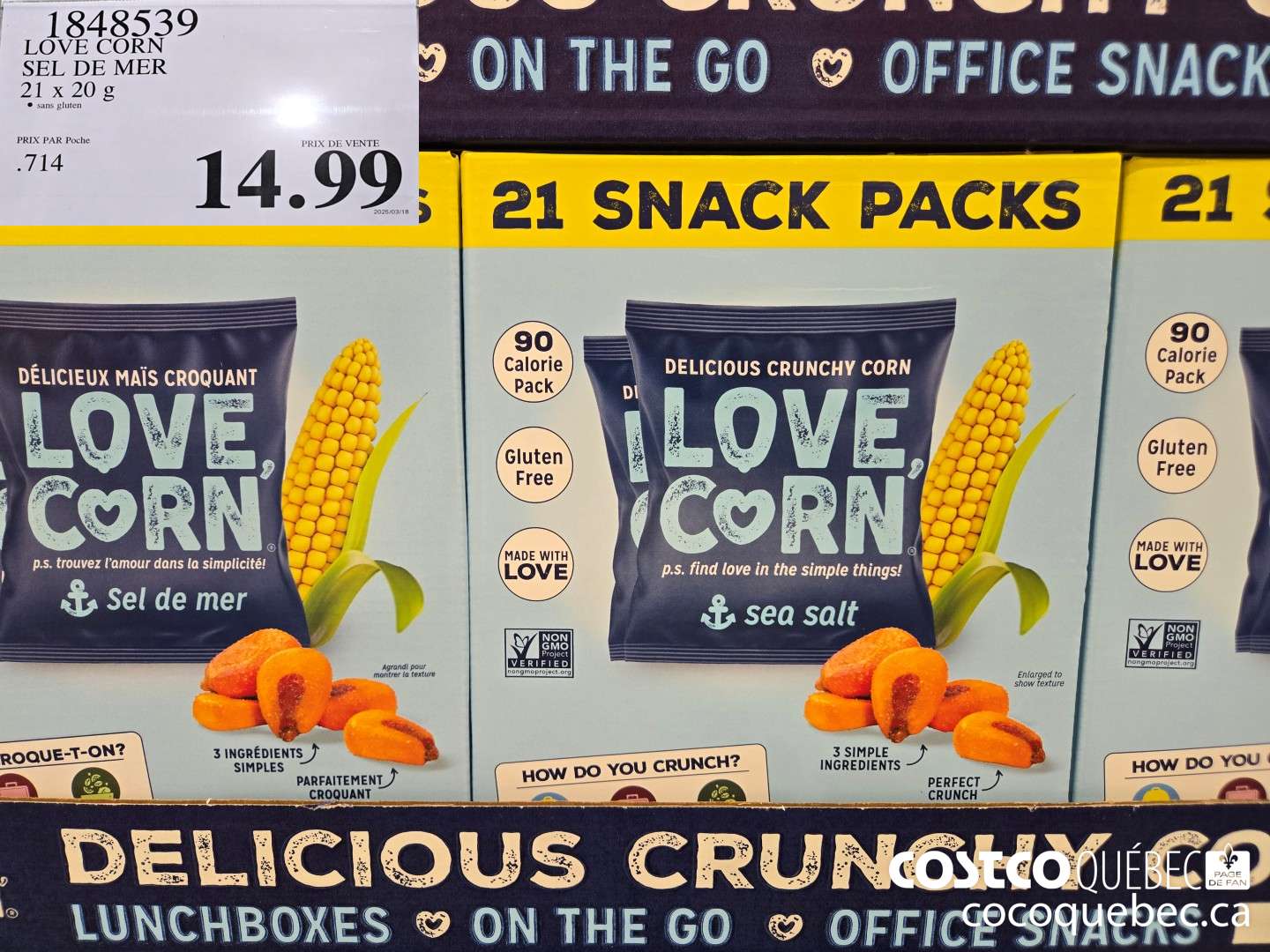 1848539 LOVE CORN SEL DE MER  $14.99