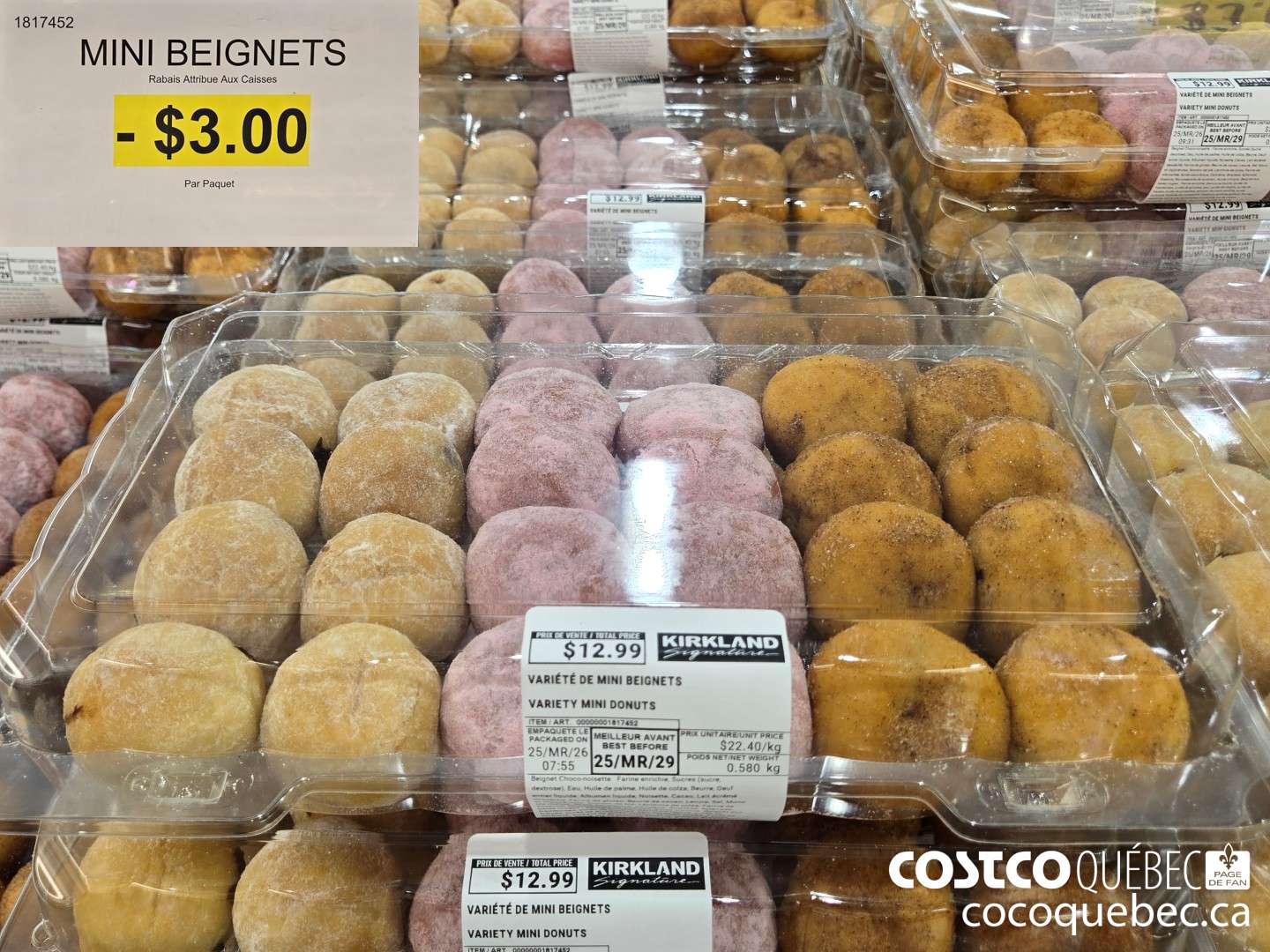 1817452 MINI BEIGNETS  ($3.00 INSTANT SAVINGS)