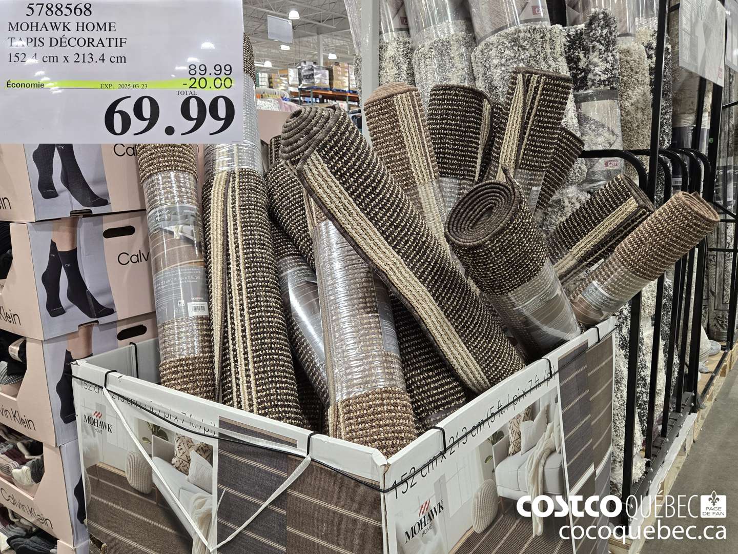 5788568 MOHAWK HOME TAPIS DECORATIF 152.4 cm x 213.4 cm  ($20.00 INSTANT SAVINGS EXPIRES ON 2025-03-23) $69.99