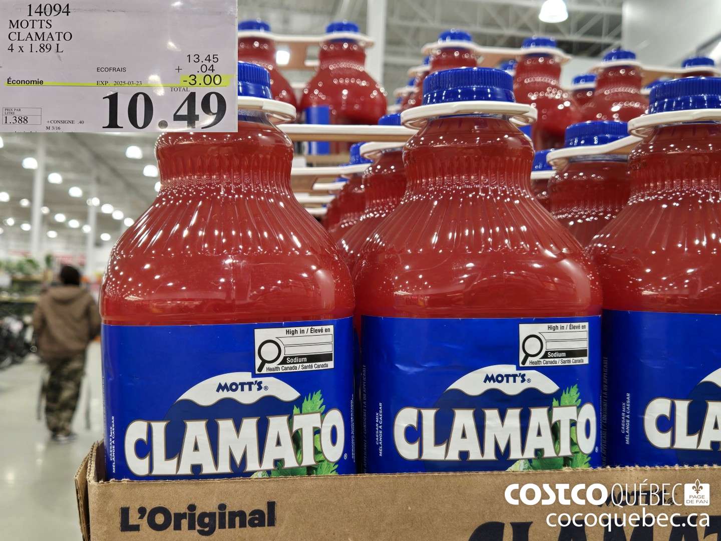 14094 MOTTS CLAMATO  ($3.00 INSTANT SAVINGS EXPIRES ON 2025-03-16) $10.49
