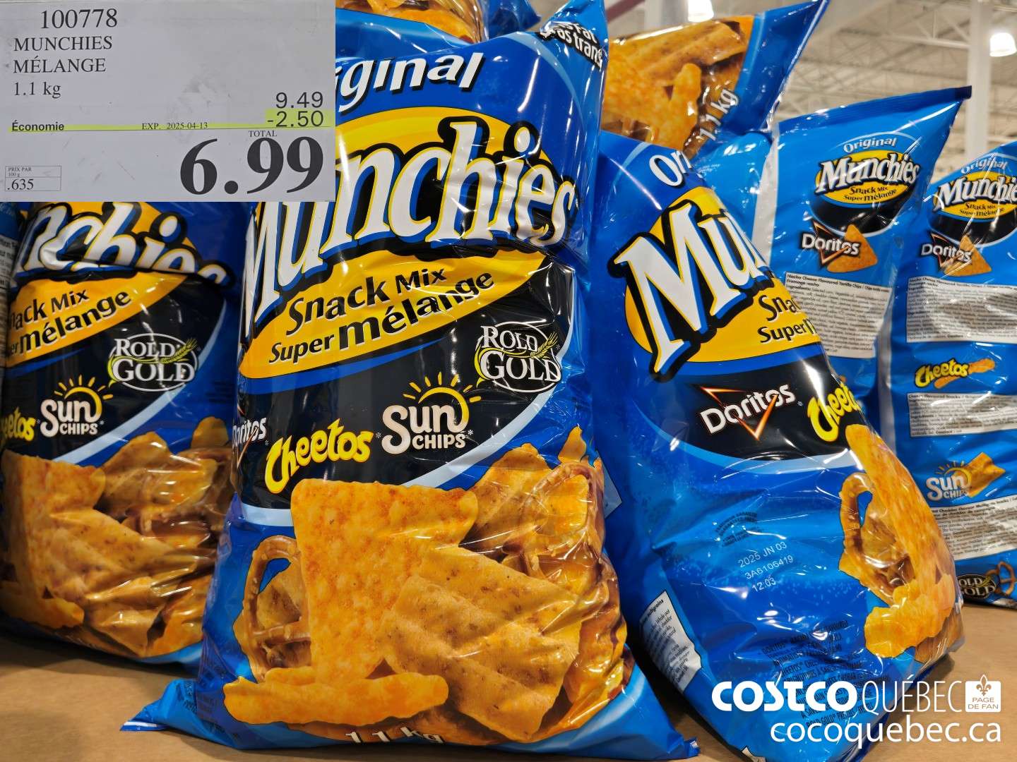 100778 MUNCHIES  ($2.50 INSTANT SAVINGS EXPIRES ON 2025-04-13) $6.99