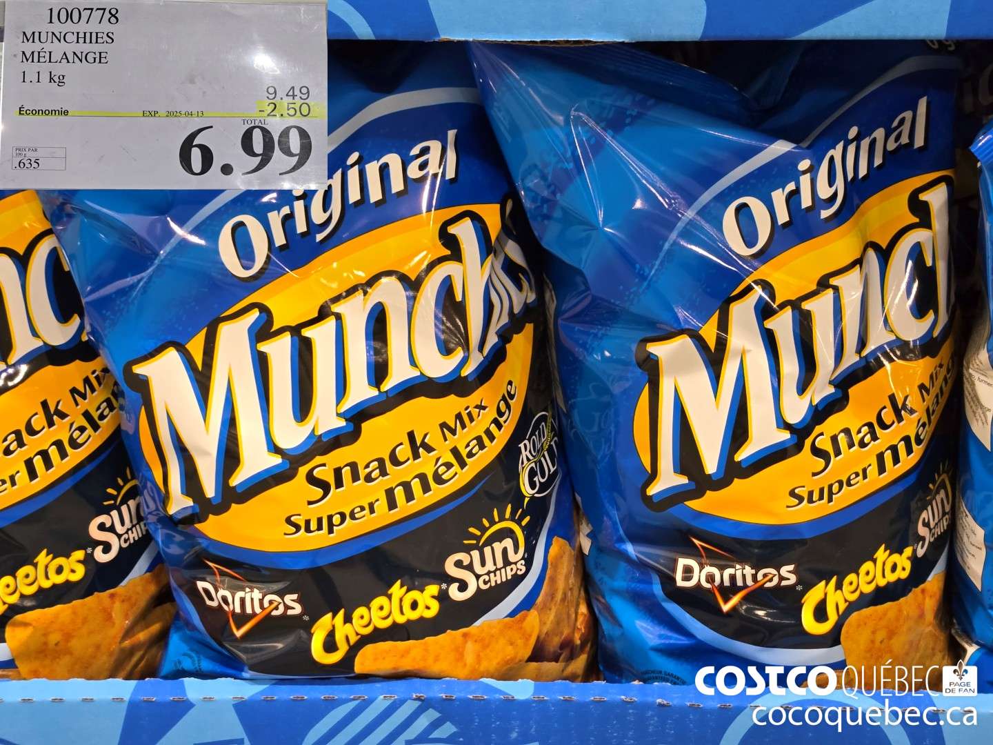 100778 MUNCHIES  ($2.50 INSTANT SAVINGS EXPIRES ON 2025-04-13) $6.99