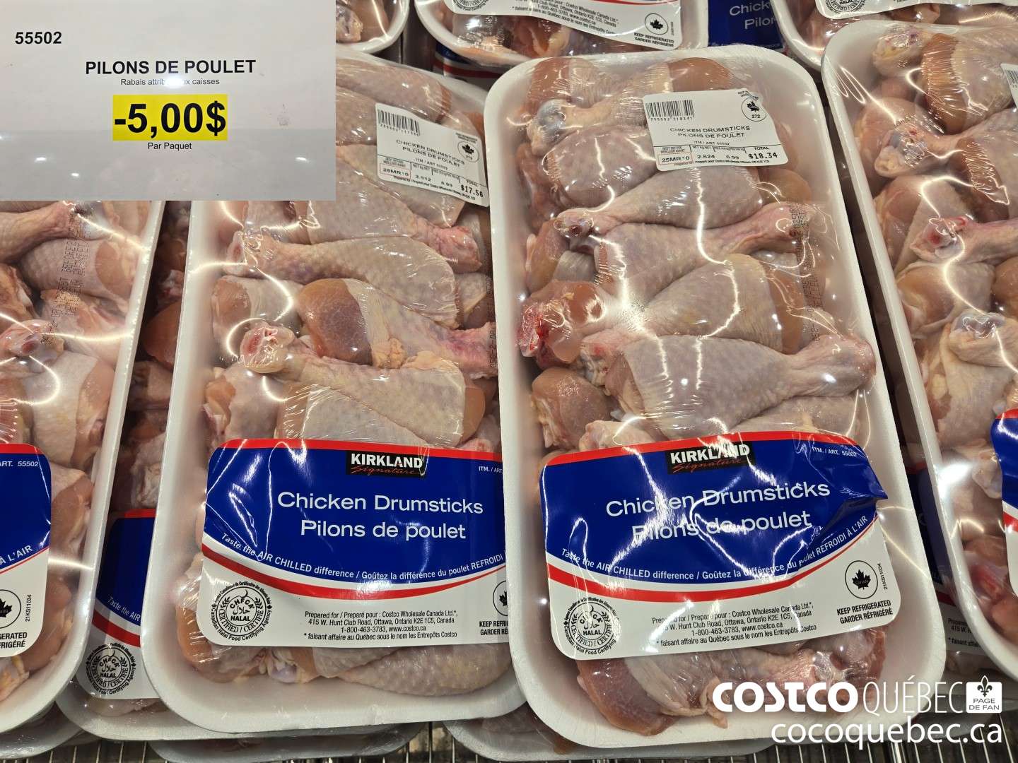 95502 PILONS DE POULET  ($5.00 INSTANT SAVINGS)