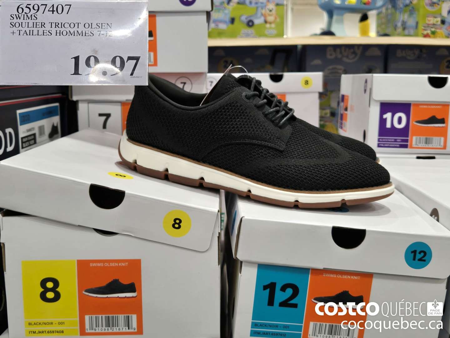 6597407 SWIMS SOULIER TRICOT OLSEN + TAILLES HOMMES 7-12  $19.97