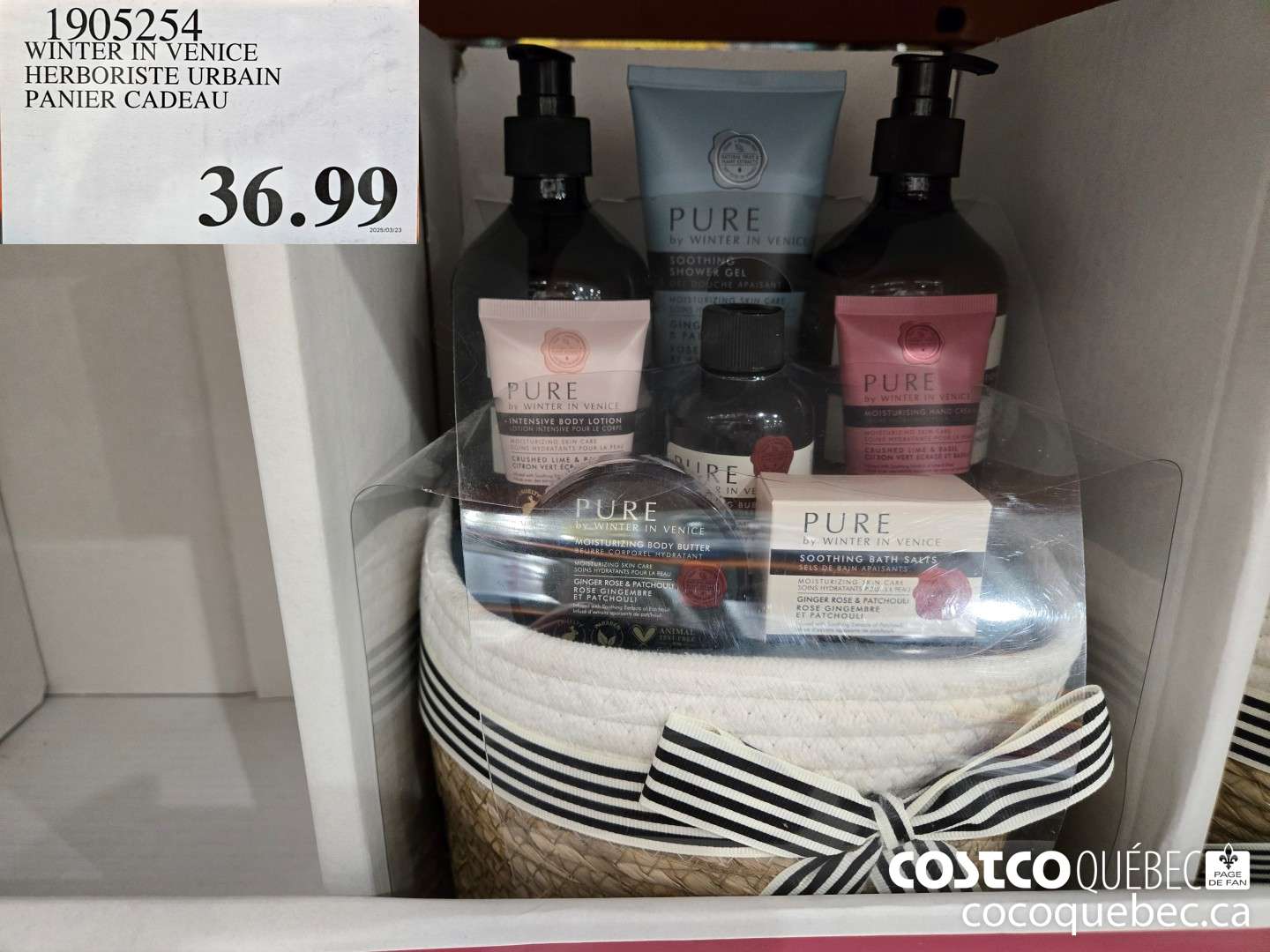 1905254 WINTER IN VENICE HERBORISTE URBAIN ~ PANIER CADEAU  $36.99