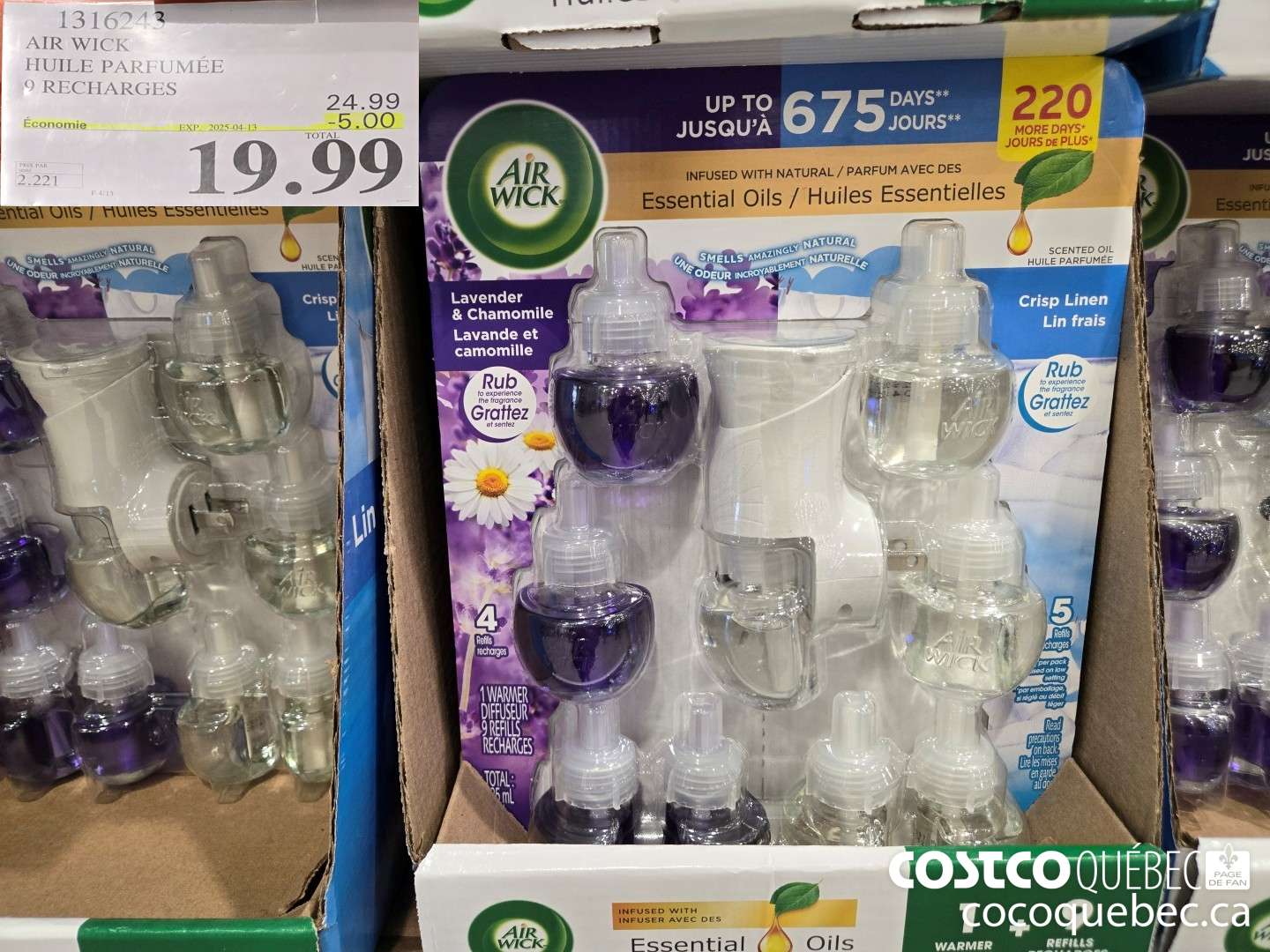 1316243 ATR WICK HUILE PARFUMEE 9 RECHARGES  ($5.00 INSTANT SAVINGS EXPIRES ON 2025-04-13) $19.99
