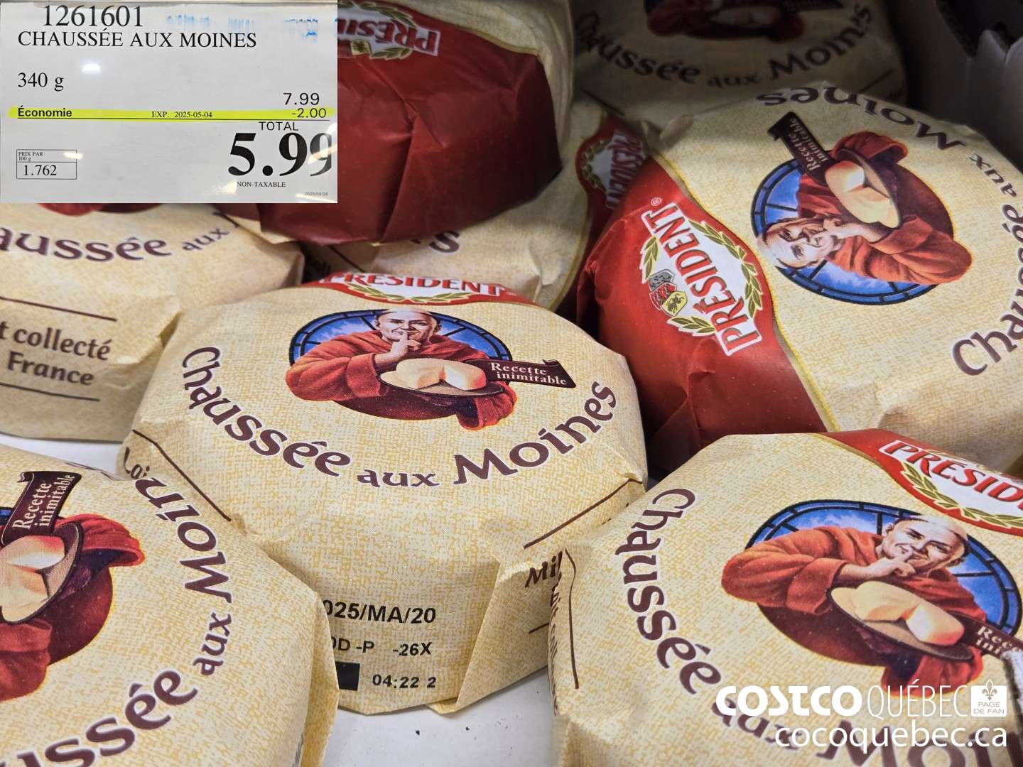 261601 CHAUSSEE AUX MOINES  ($2.00 INSTANT SAVINGS EXPIRES ON 2025-05-04) $5.99