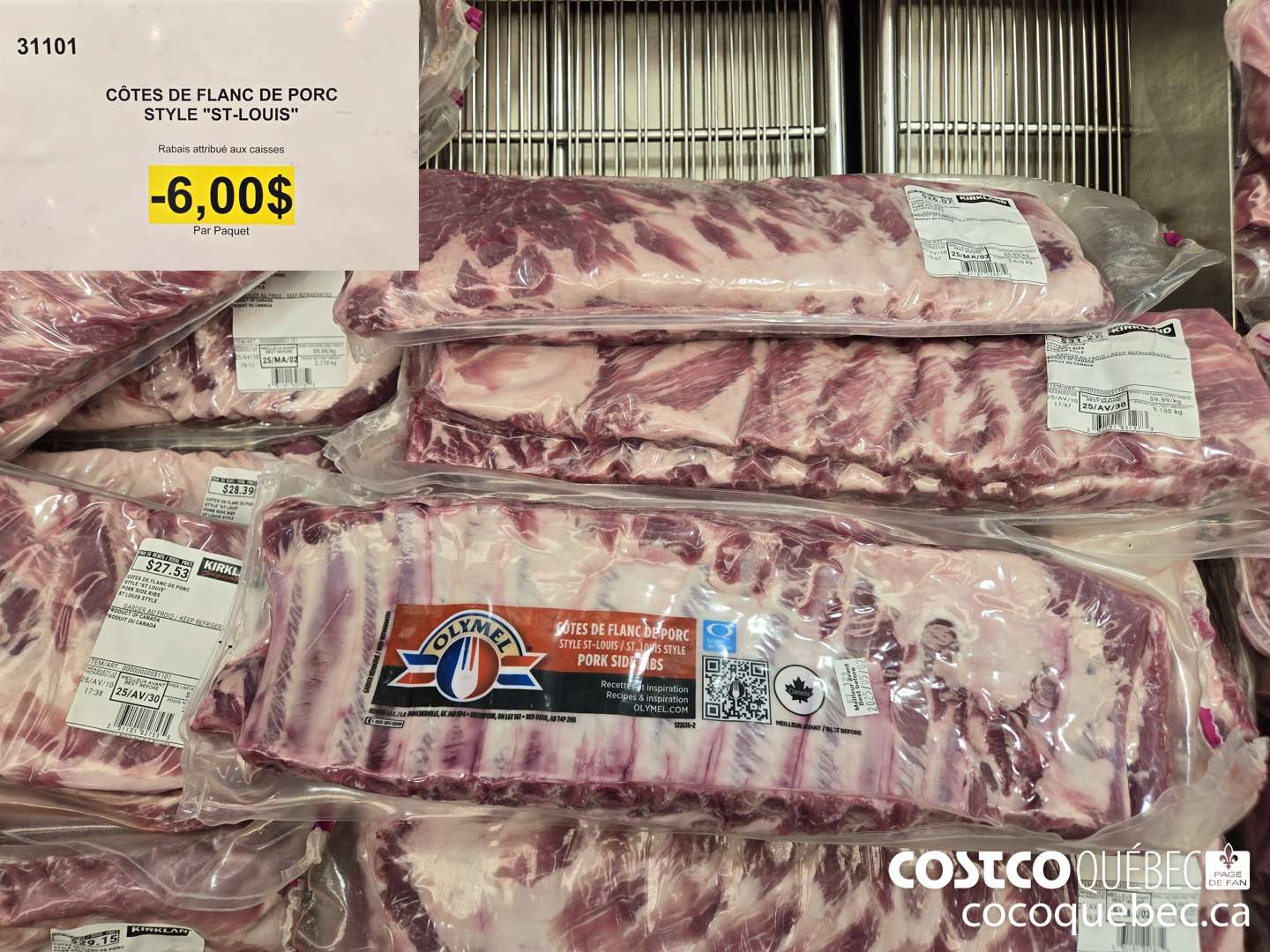 31101 COTES DE FLANC DE PORC STYLE 