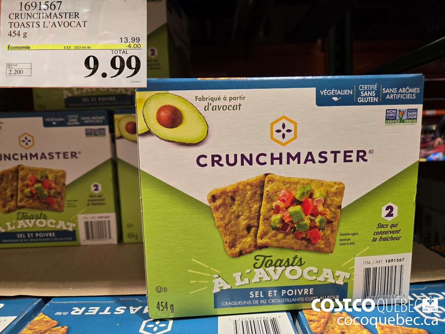 1691567 CRUNCHMASTER ($4.00 INSTANT SAVINGS EXPIRES ON 2025-04-06) $9.99