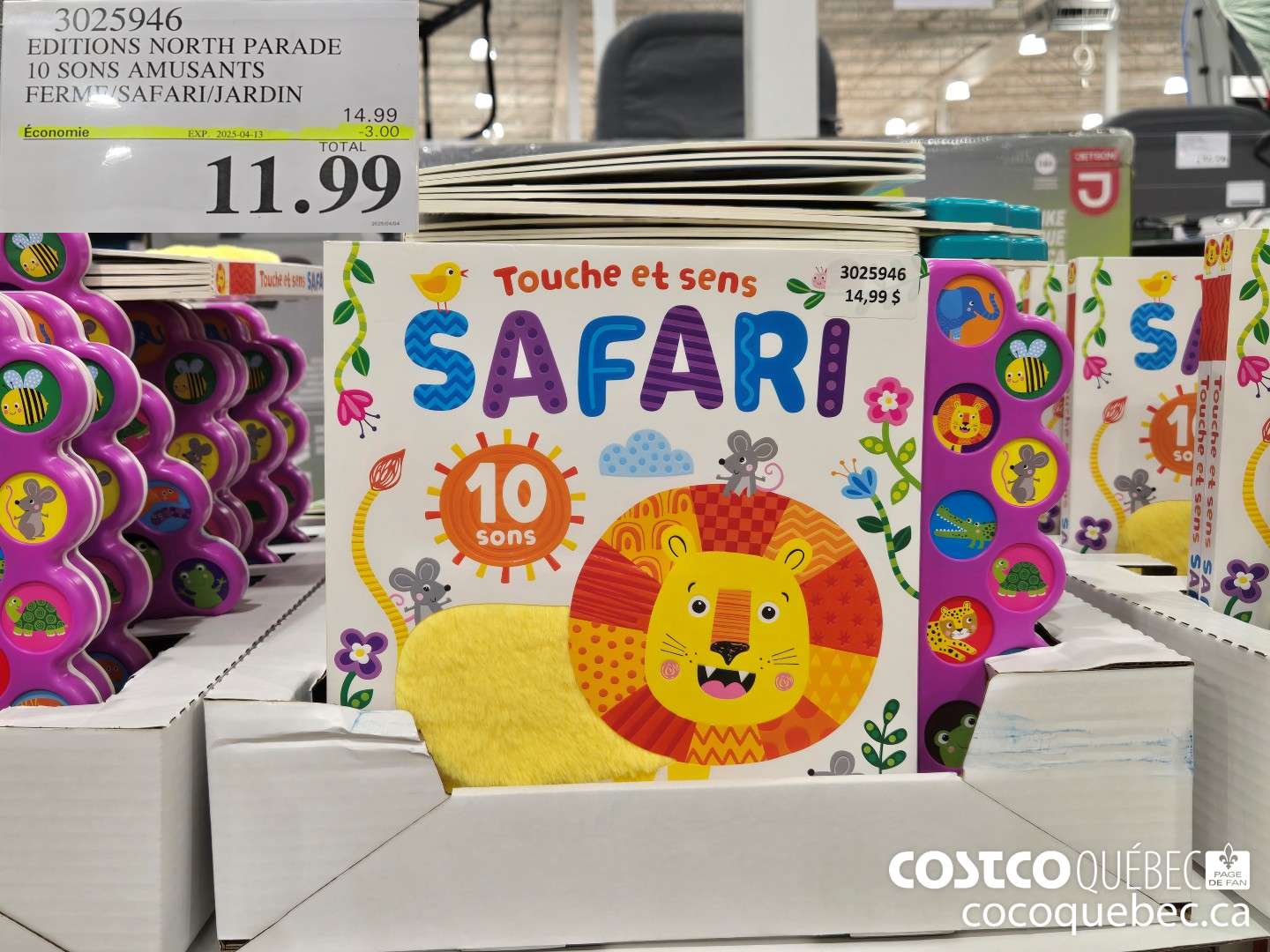 3025946 EDITIONS NORTH PARADE 10 SONS AMUSANTS FERME/SAFARI/JARDIN  ($3.00 INSTANT SAVINGS EXPIRES ON 2025-04-13) $11.99