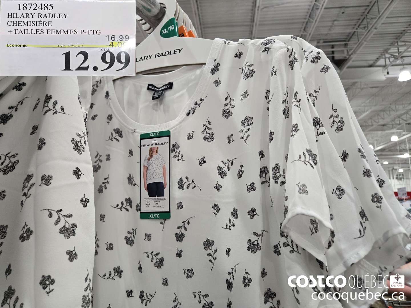 1872485 HILARY RADLEY CHEMISIERE  ($4.00 INSTANT SAVINGS EXPIRES ON 2025-05-11) $12.99