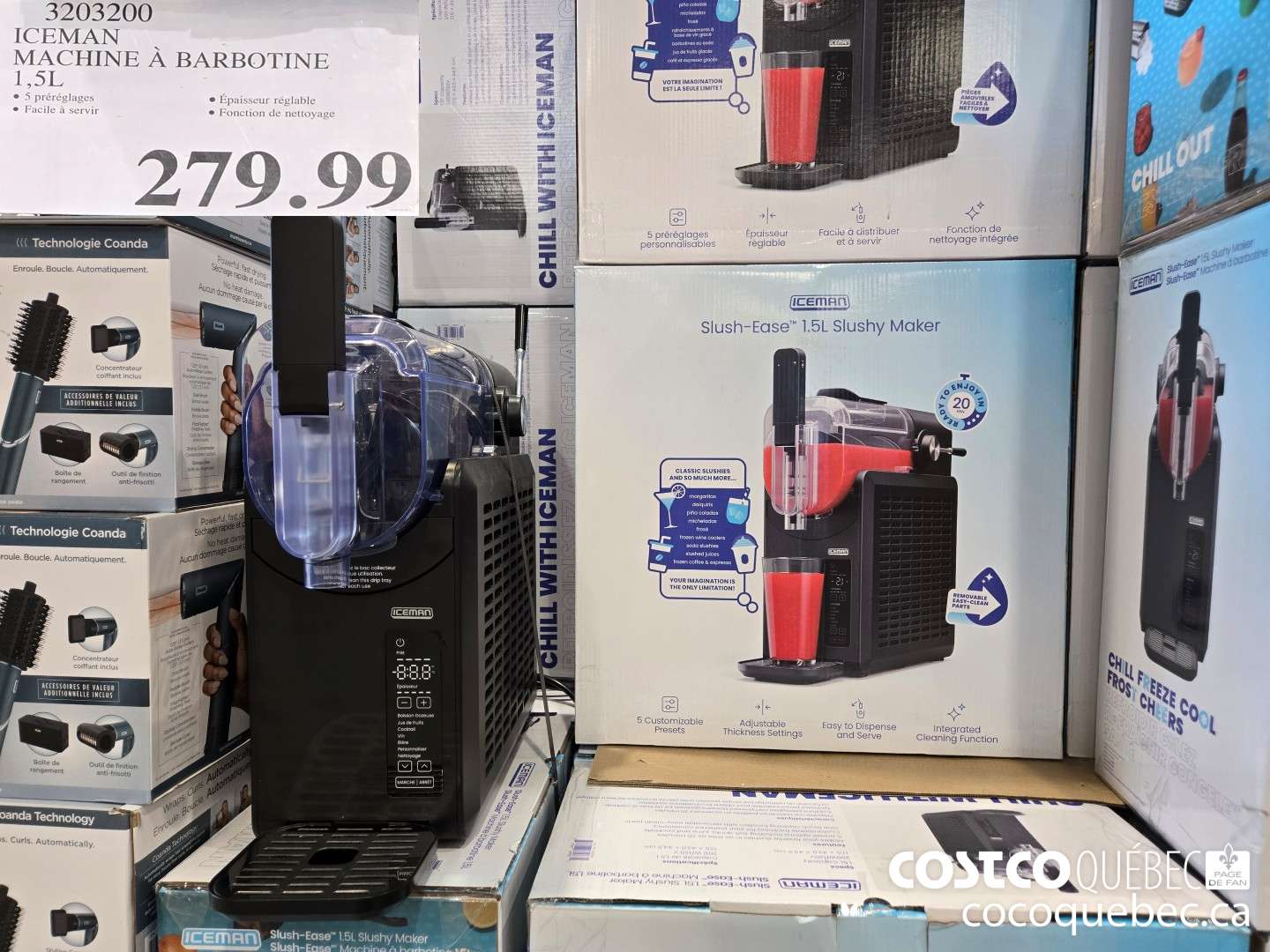 3203200 ICEMAN MACHINE A BARBOTINE 1.5L  $279.99