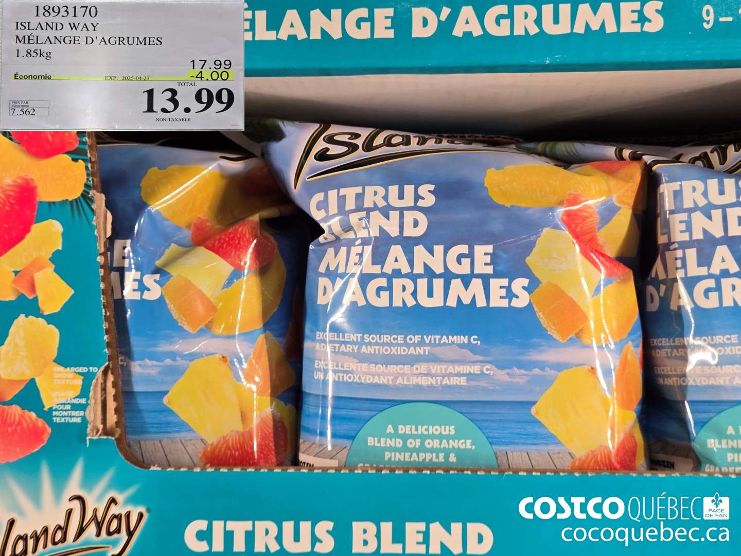 1893170 ISLAND WAY MELANGE D'AGRUMES  ($4.00 INSTANT SAVINGS EXPIRES ON 2025-04-27) $13.99