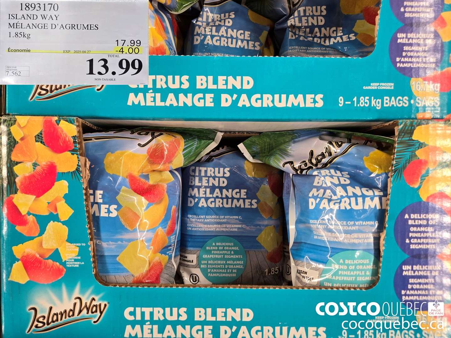 1893170 ISLAND WAY MELANGE D'AGRUMES  ($4.00 INSTANT SAVINGS EXPIRES ON 2025-04-27) $13.99