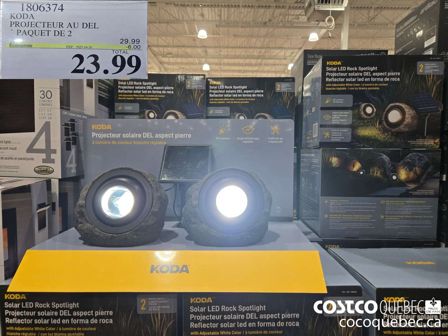 1806374 KODA PROJECTEUR AU DEL PAQUET DE 2 !  ($6.00 INSTANT SAVINGS EXPIRES ON 2025-04-20) $23.99