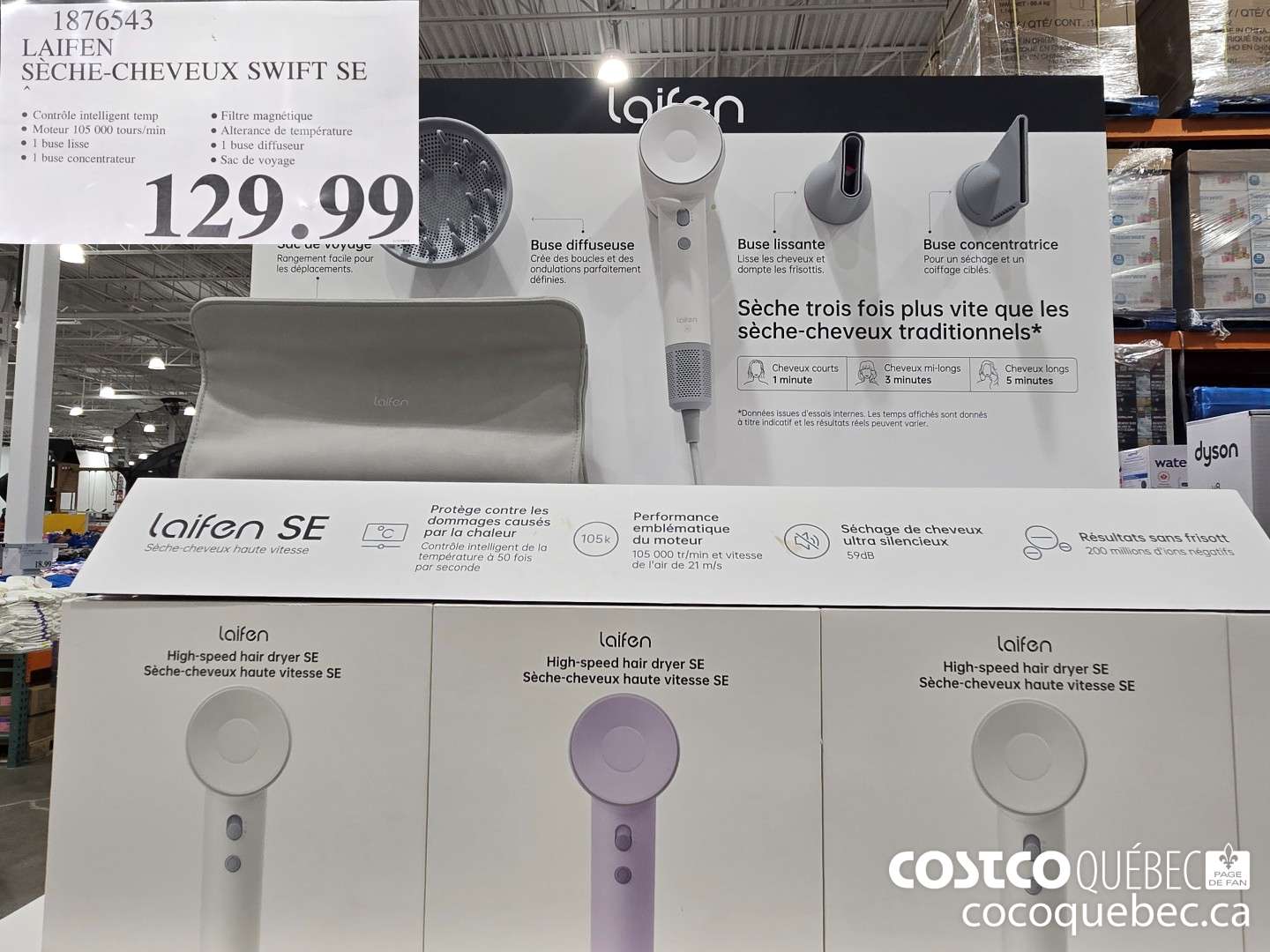 1876543 LAIFEN SECHE-CHEVEUX SWIFT SE  $129.99
