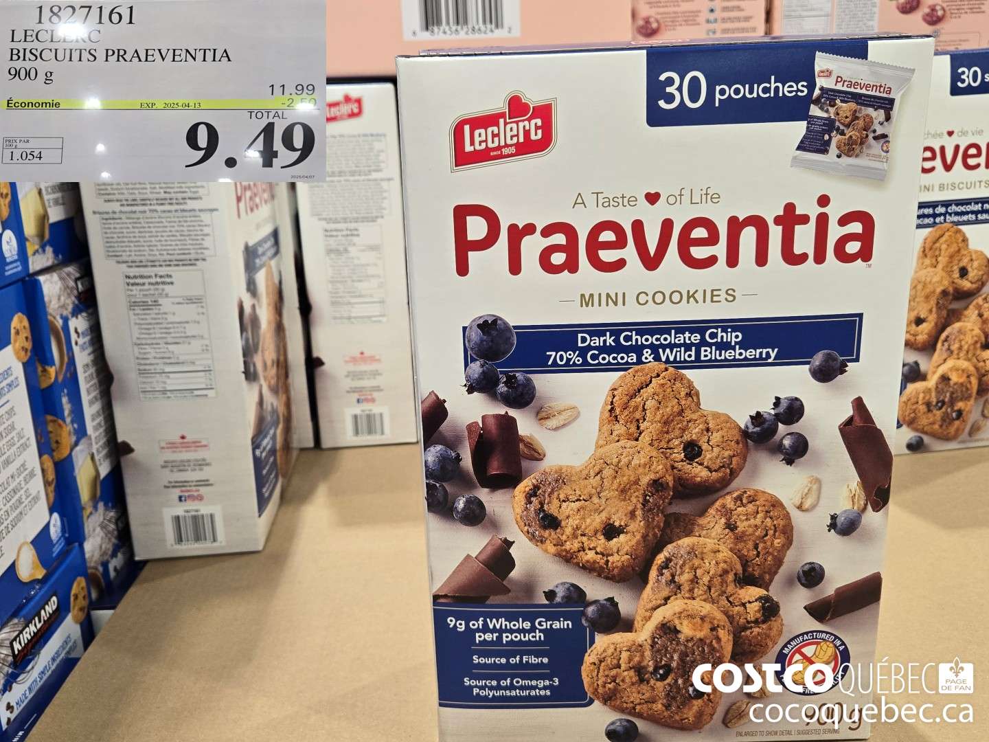1827161 LECLAERC BISCUITS PRAEVENTIA 2025-04-13 ($2.50 INSTANT SAVINGS) $9.49