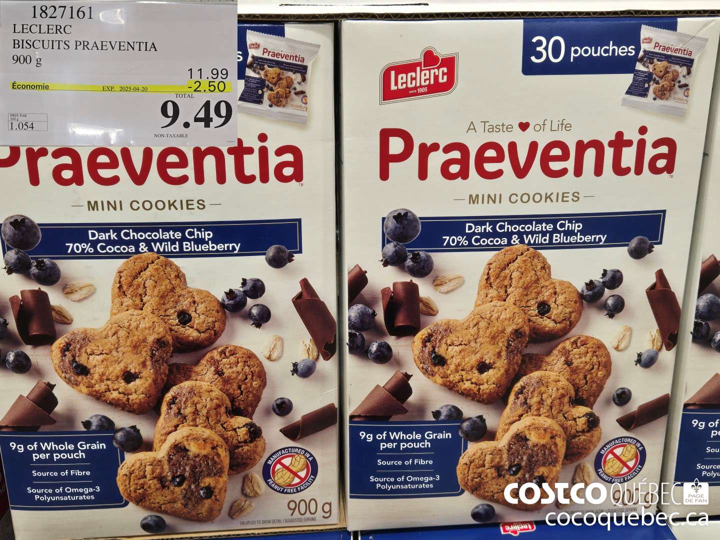1827161 LECLAERC BISCUITS PRAEVENTIA 2025-04-13 ($2.50 INSTANT SAVINGS EXPIRES ON 2025-04-20) $9.49