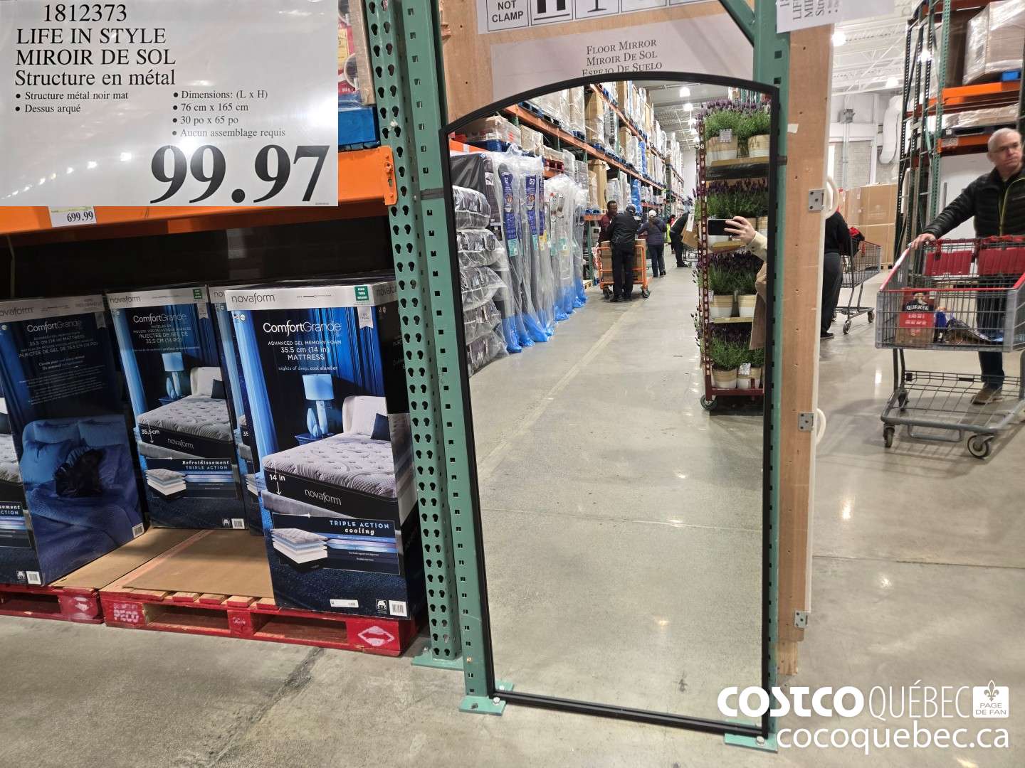 1812373 LIFE IN STYLE MIROIR DE SOL  $99.97