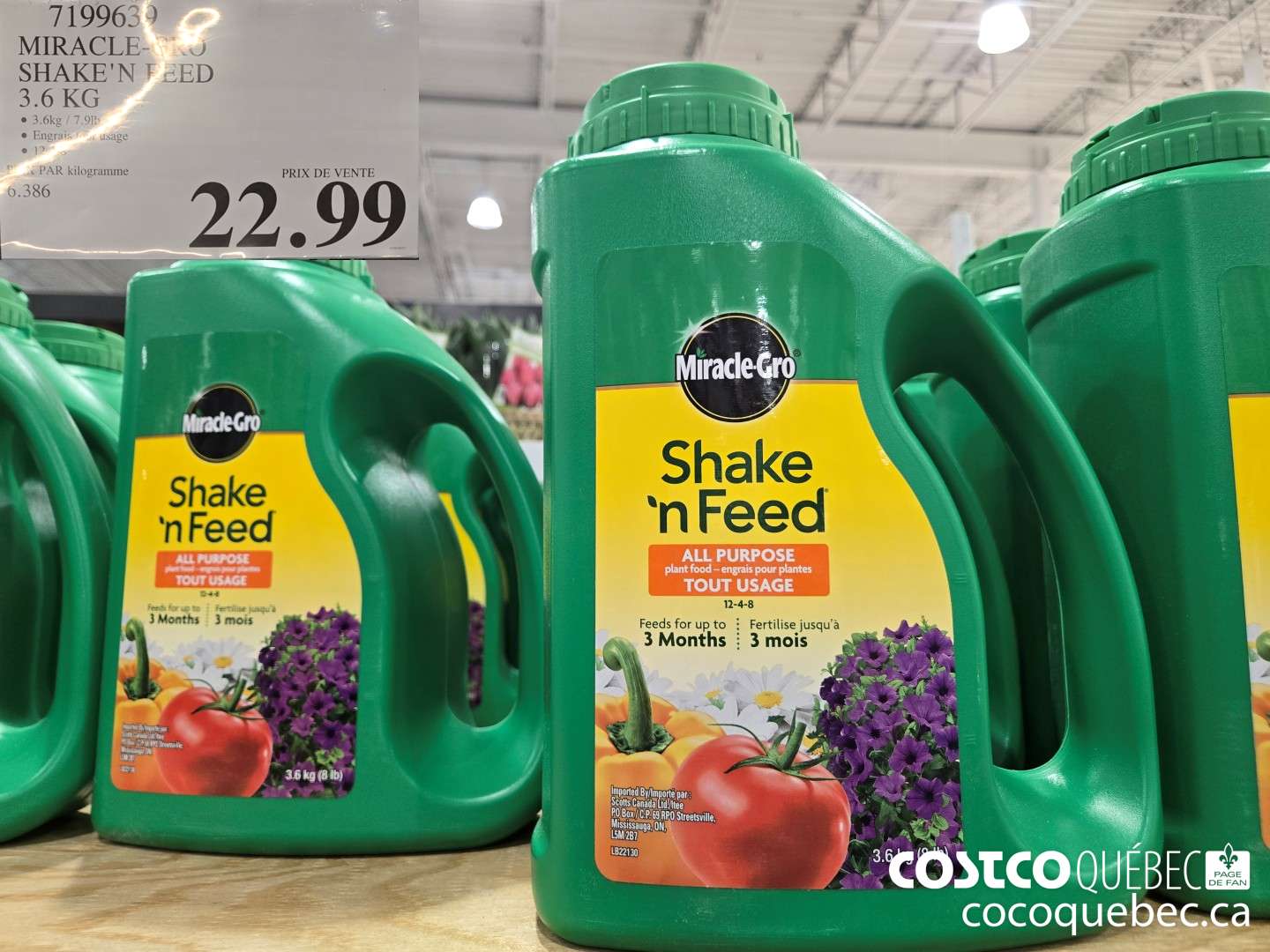 7199639 MIRACLE-GRO SHAKE'N FEED  $22.99
