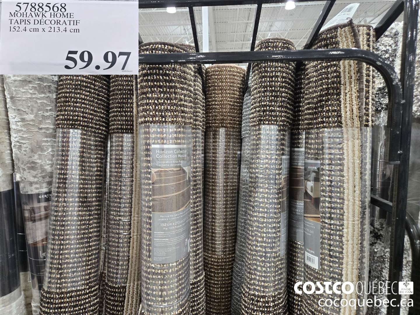 5788568 MOHAWK HOME TAPIS DECORATIF 152.4 cm x 213.4 cm  $59.97