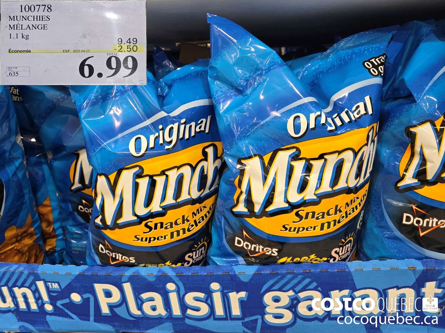 100778 MUNCHIES  ($2.50 INSTANT SAVINGS EXPIRES ON 2025-04-13) $6.99