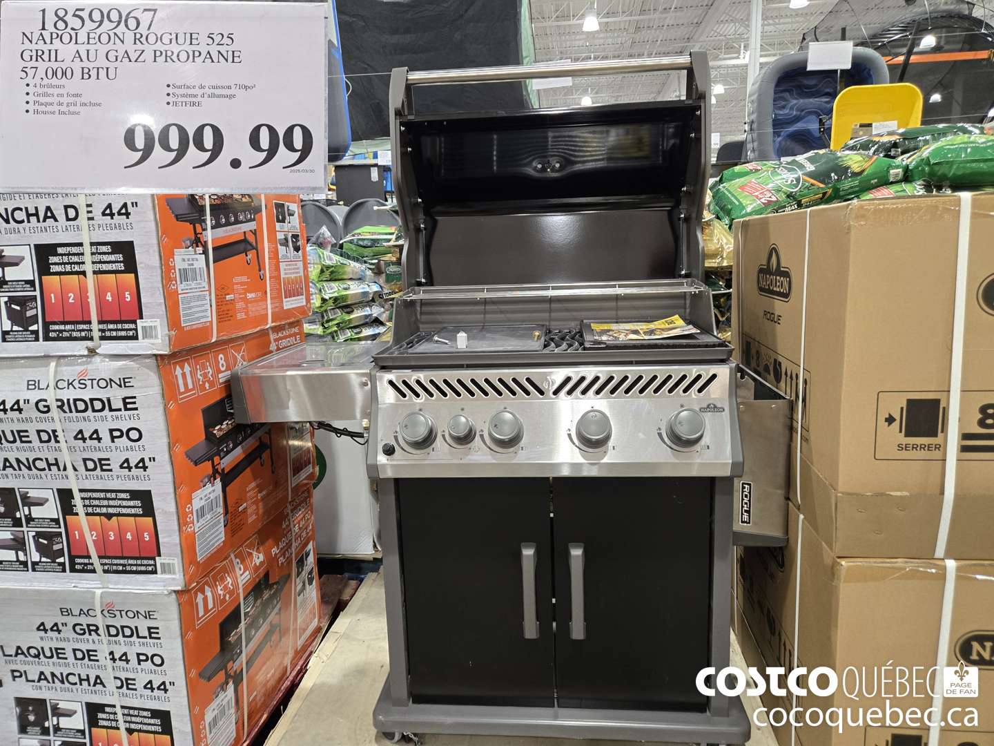 1859967 NAPOLEON ROGUE 525 PROPANE $999.99