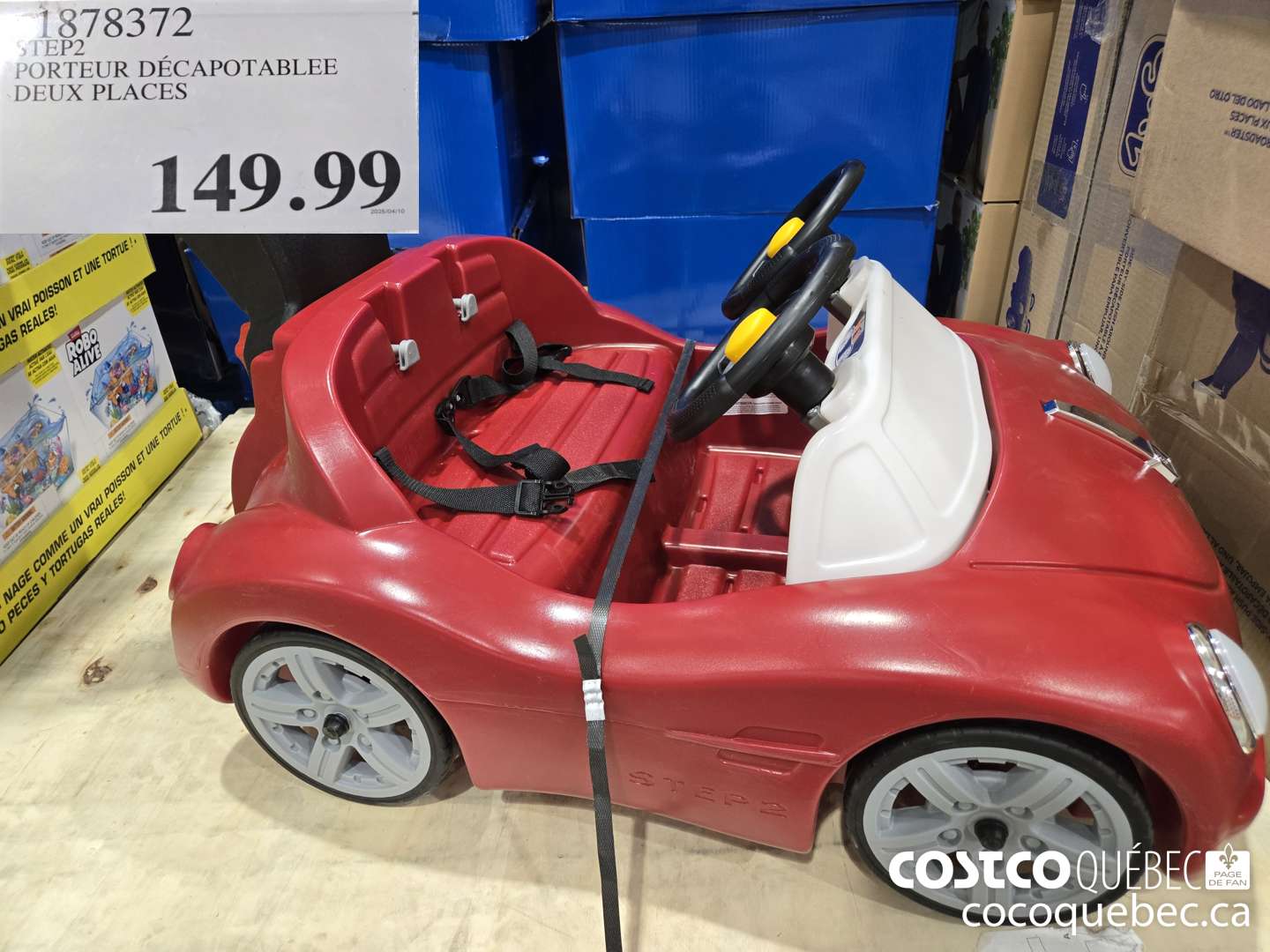 878372 ORTEUR DECAPOTABLEE DEUX PLACES  $149.99
