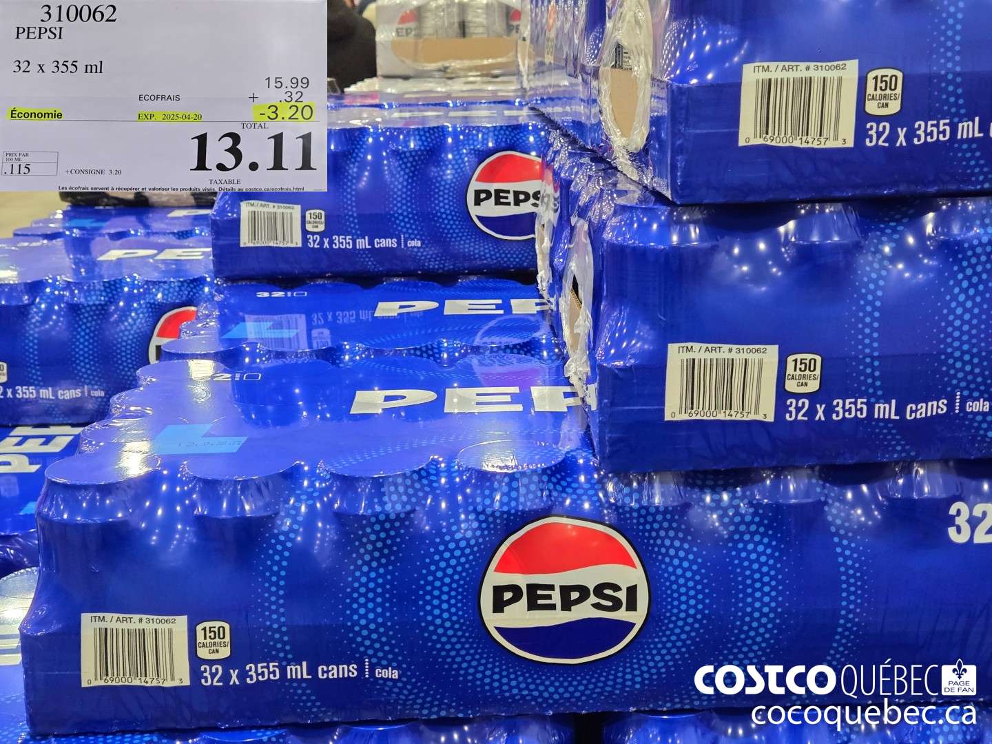 310062 PEPSI  ($3.20 INSTANT SAVINGS EXPIRES ON 2025-02-12) $13.11