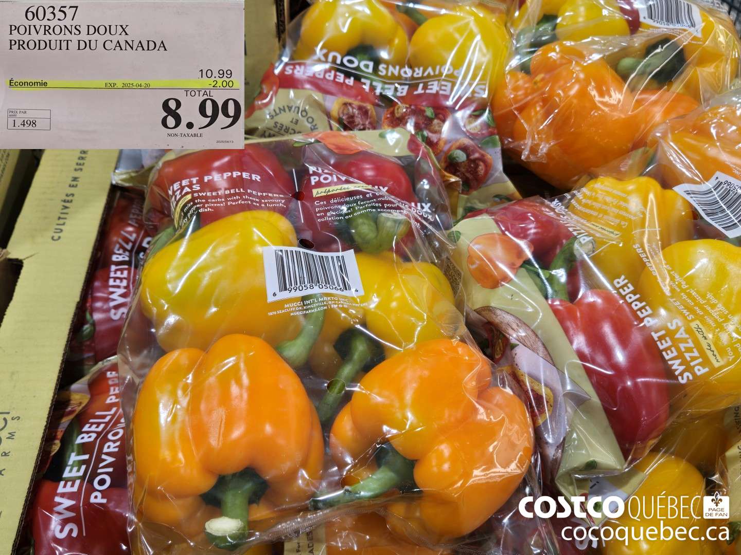 60357 POIVRONS DOUX ($2.00 INSTANT SAVINGS EXPIRES ON 2025-04-20) $5.99