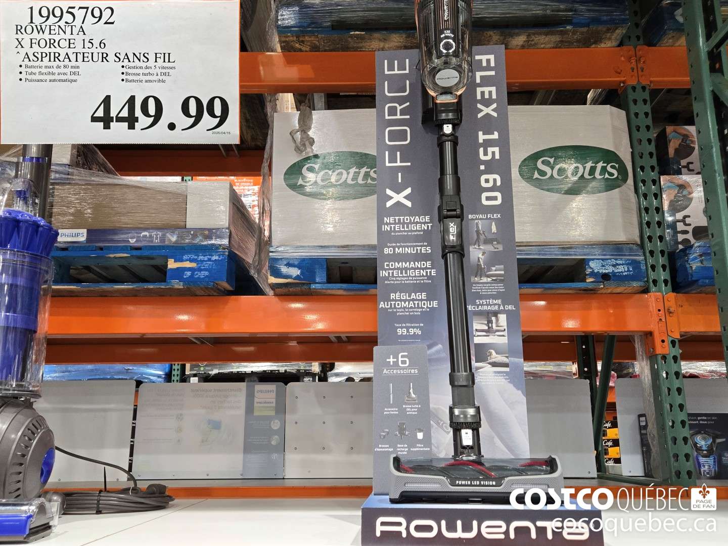 1995792 ROWENTA X FORCE 15.6  $449.99