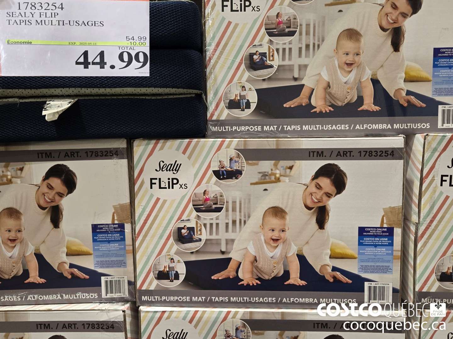 1783254 SEALY FLIP TAPIS MULTI-USAGES  ($10.00 INSTANT SAVINGS EXPIRES ON 2025-05-11) $44.99