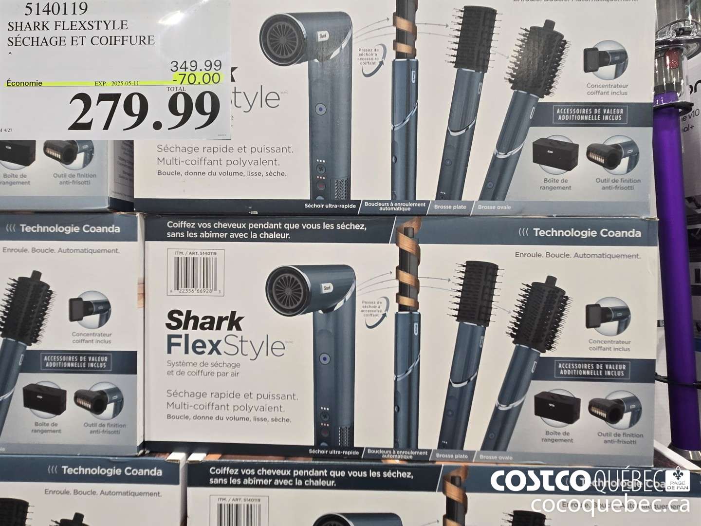 5140119 SHARK FLEXSTYLE SECHAGE ET COIFFURE  ($70.00 INSTANT SAVINGS EXPIRES ON 2025-05-11) $279.99
