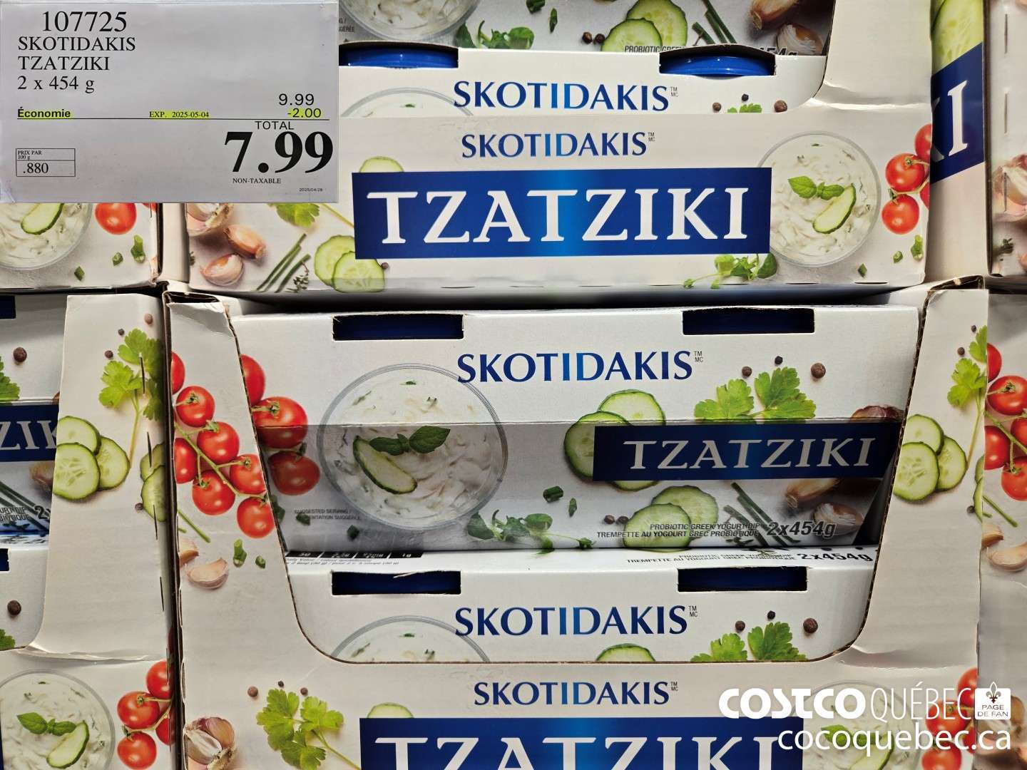 107725 SKOTIDAKIS TZATZIKI ($2.00 INSTANT SAVINGS EXPIRES ON 2025-05-04) $7.99