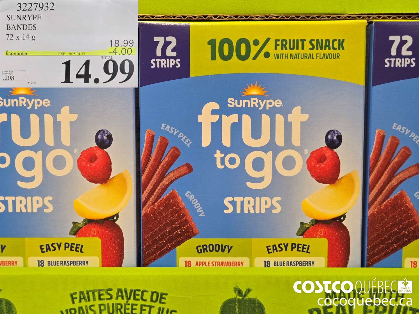 3227932 SUNRYPE BANDES  ($4.00 INSTANT SAVINGS EXPIRES ON 2025-04-13) $14.99