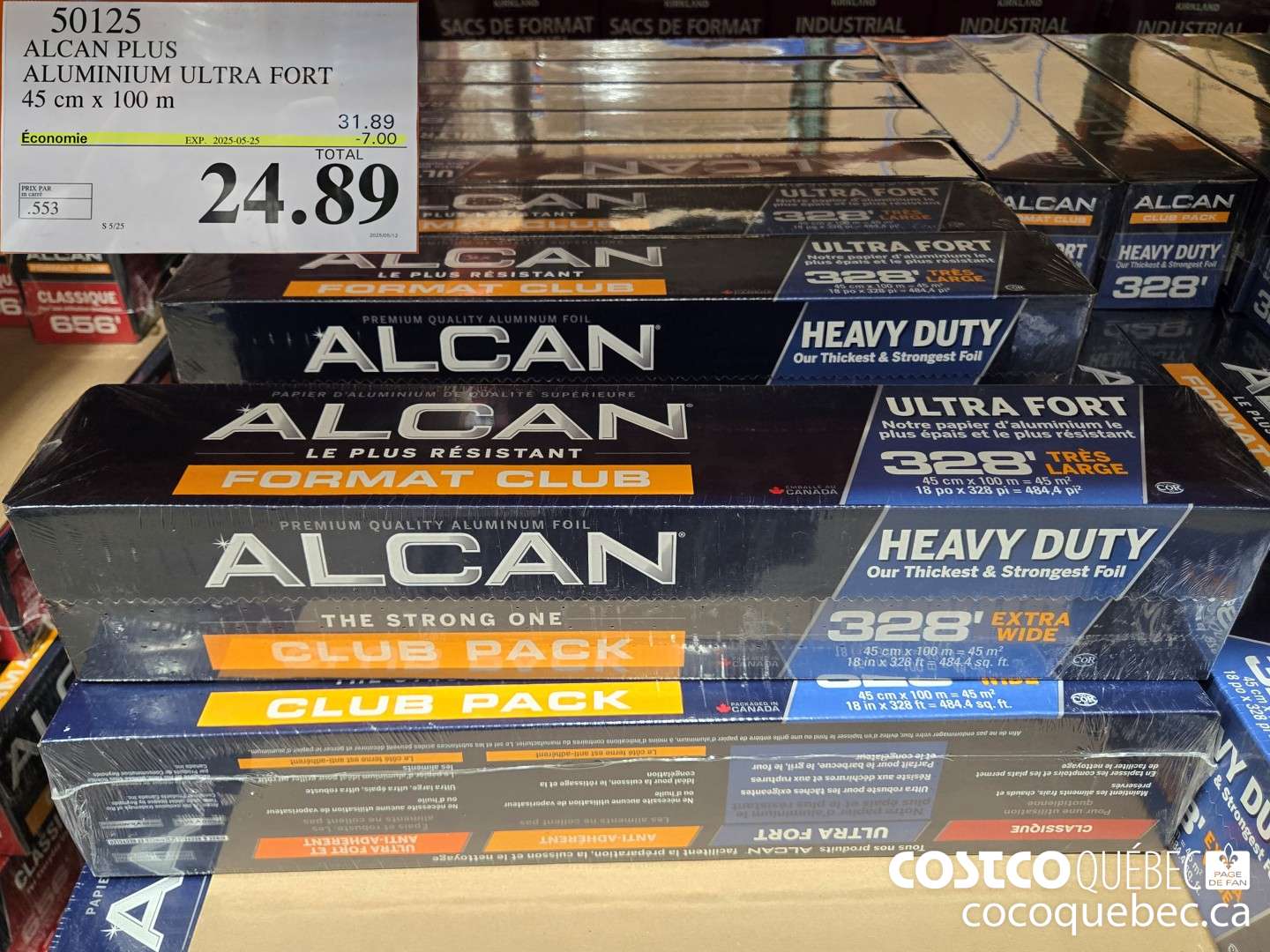 50125 ALCAN PLUS ALUMINIUM ULTRA FORT | 45 cm x 100 m  ($7.00 INSTANT SAVINGS EXPIRES ON 2025-05-25) $24.89