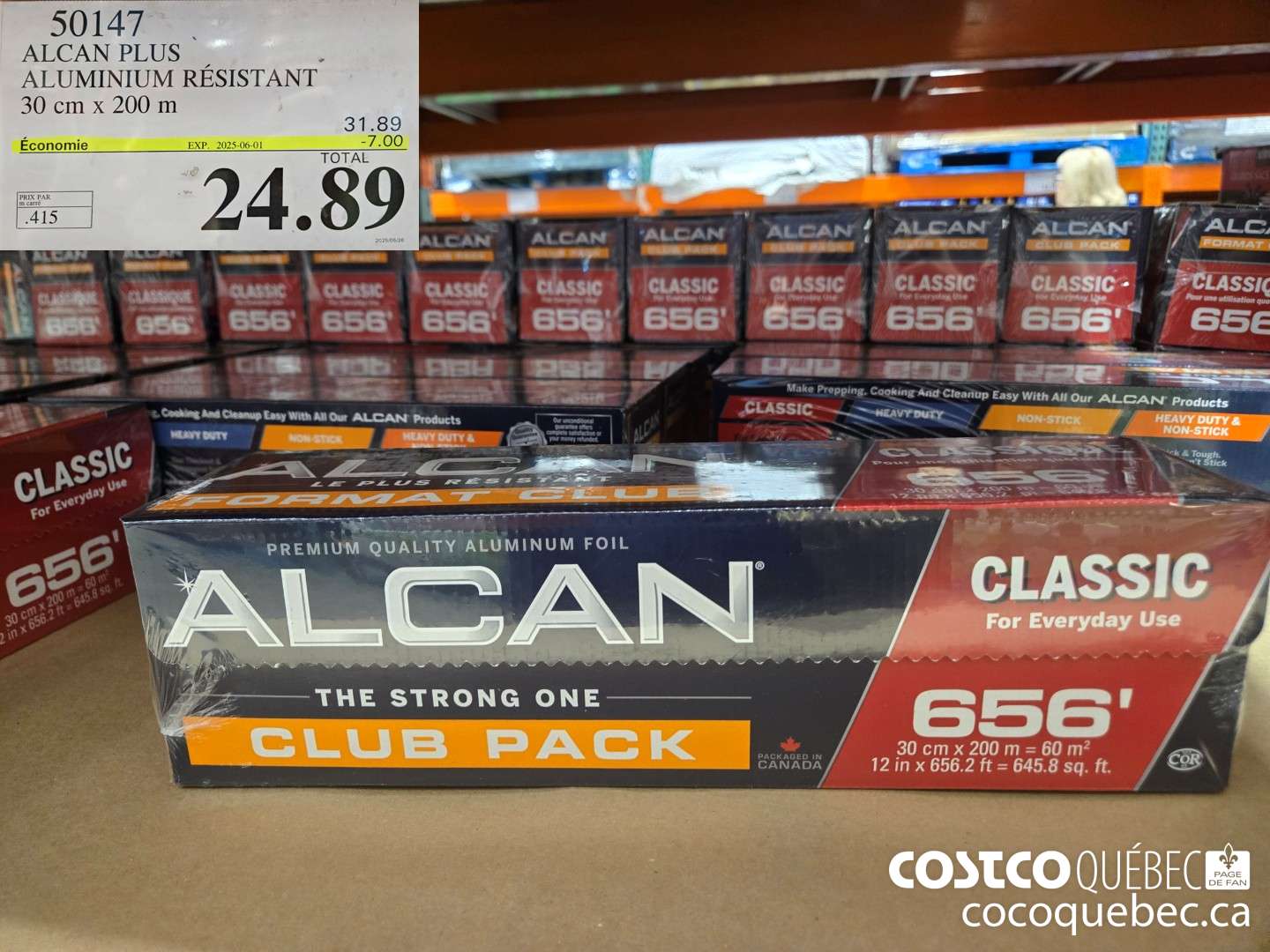 50147 ALCAN PLUS ALUMINIUM RESISTANT 30 cm x 200 m  ($6.00 INSTANT SAVINGS EXPIRES ON 2025-06-01) $23.99