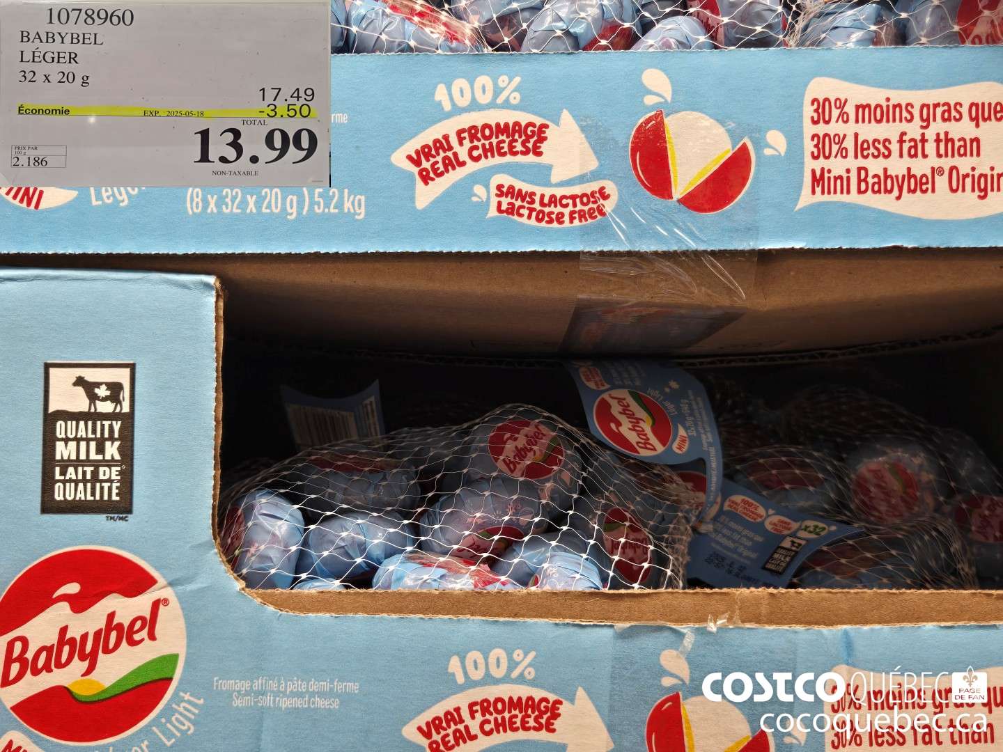 1078960 BABYBEL LEGER 32x 20 G ($3.50 INSTANT SAVINGS EXPIRES ON 2025-05-11) $13.99