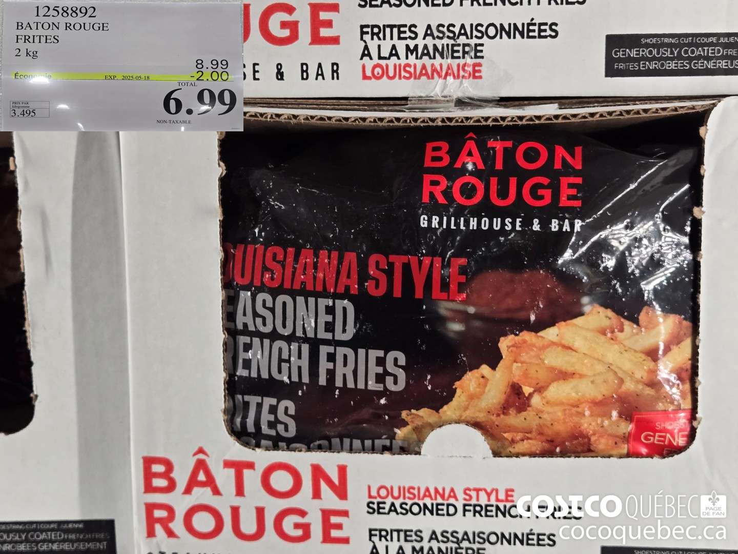 1258892 BATON ROUGE FRITES  ($2.00 INSTANT SAVINGS EXPIRES ON 2025-05-18) $6.99