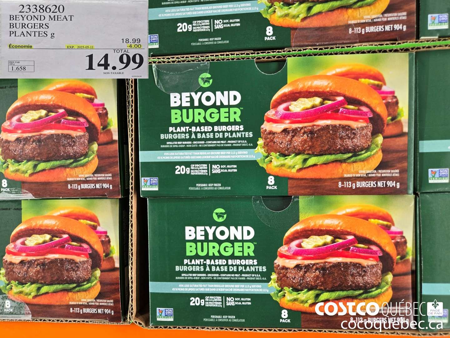 2338620 BEYOND MEAT BURGER  ($4.00 INSTANT SAVINGS EXPIRES ON 2025-05-11) $14.99